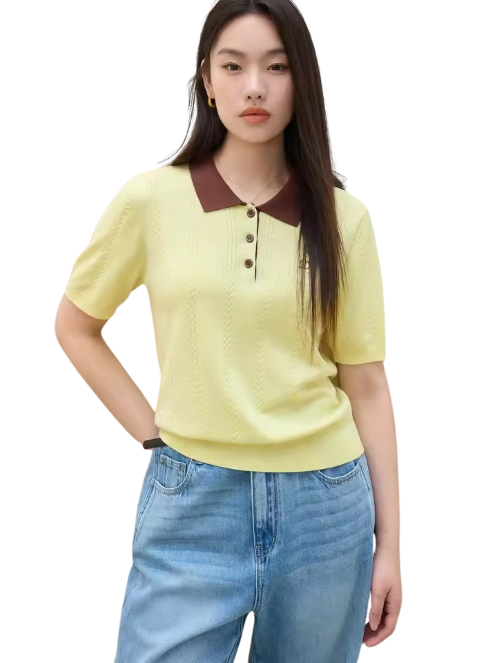 פולו סריג צהוב